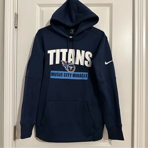 Nike Tennessee Titans Pullover Hoodie Sweatshirt Music City Miracle size Med NFL